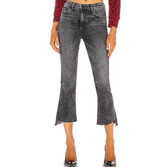 Mother The Insider Crop Step Fray Train Stops Jeans Size 29 - Picture 1 of 8